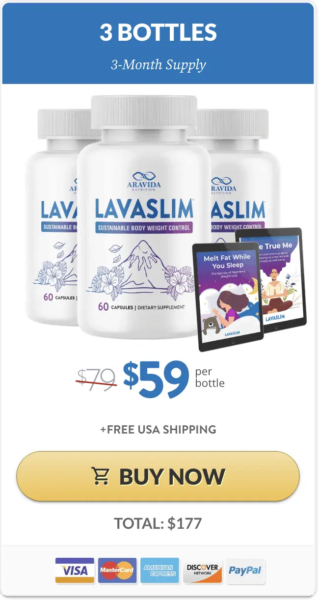 LavaSlim 3 Bottles